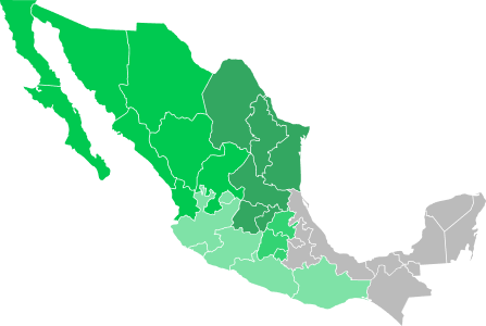 Mapa de México Logística Vizcaya